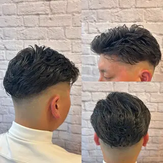 ミディアム Syunta Sato/佐藤駿太のヘアスタイル