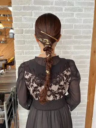 ロング ヘアアレンジ Topstylist YUKIのヘアスタイル