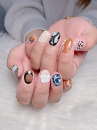 ネイル MiKi Nai池袋 長さだし得意のネイルデザイン