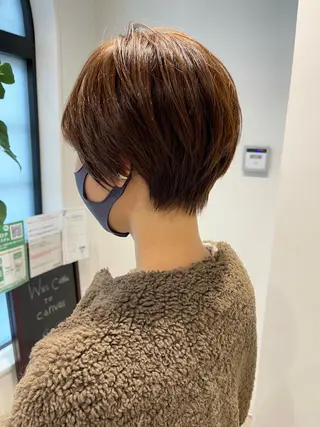 ショート カラー ショートヘア💫 ハイトーン西田拓馬のヘアスタイル