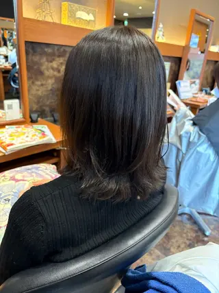 ミディアム カラー 相良 陽香🌻のヘアスタイル
