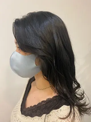 セミロング & kuのヘアスタイル