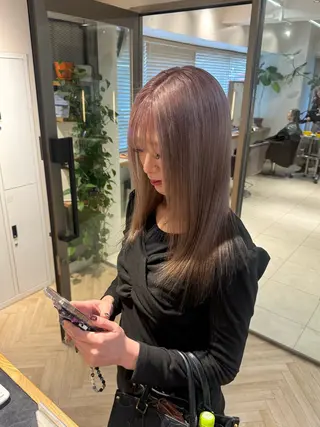 カラー 🍪ﾖｼｲﾊﾙﾈ🍪 ﾗﾍﾞﾝﾀﾞｰｶﾗｰのヘアスタイル