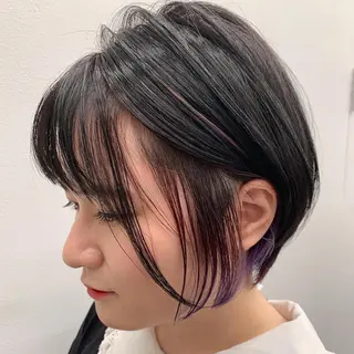 ショート 🌿レイヤー/ブリー チ/🌿‬JINのヘアスタイル