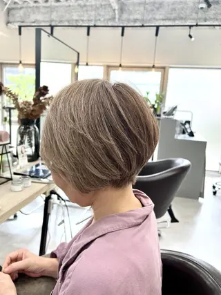 ショート 髪質改善/艶カラー 縮毛矯正/山本由梨のヘアスタイル