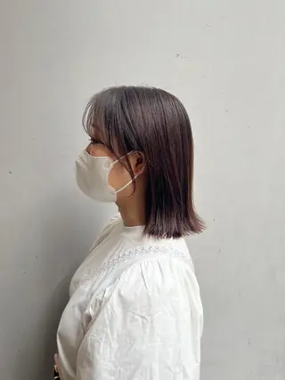 ミディアム 韓国好き🇰🇷 美容師MIKUのヘアスタイル