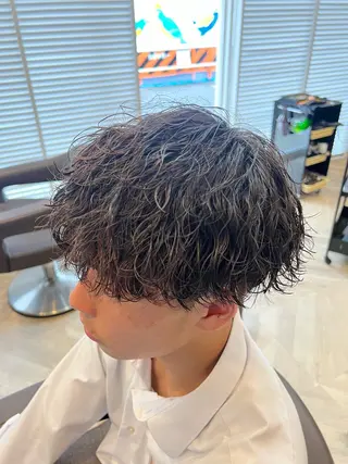 ショート パーマ 【fiti】 小野寺 航大のヘアスタイル