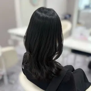 ミディアム navi/レイヤー ハッシュカット/愛華のヘアスタイル