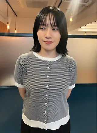 ミディアム カラー 暖色/パーマ 🌼クニトウメイのヘアスタイル