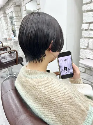 カラー 天王寺韓国ヘア 小山歓実のヘアスタイル