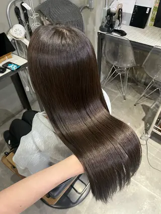 ロング カラー 透明感♥韓国ヘア HINAのヘアスタイル