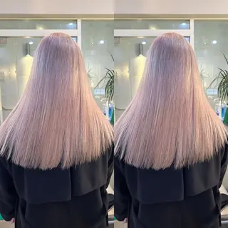 ロング カラー yoriダブルカラー 代表すがわらのヘアスタイル