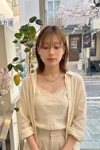 ロング tre. 甲子園口店のヘアスタイル