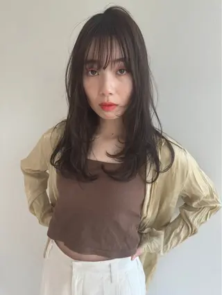 セミロング nanami 🫧のヘアスタイル