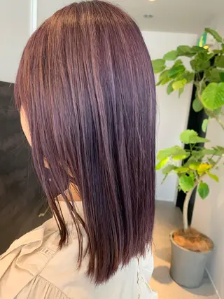 ミディアム カラー 片山美穂 心斎橋・なんばのヘアスタイル