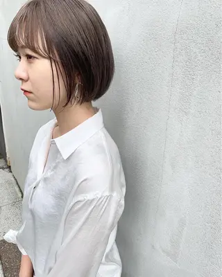 ショート ダブルカラー/透明感 💈JUNYA💈のヘアスタイル