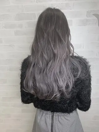 ロング カラー 村山 美空のヘアスタイル