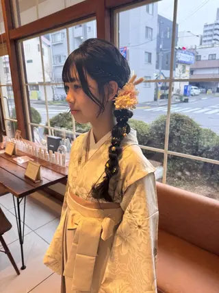ロング 🦋ブリーチなしダブ ルカラー🌈MEGUのヘアスタイル