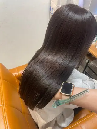 ロング カラー 【完全個室】髪質改善 暖色カラー/山崎唯奈のヘアスタイル