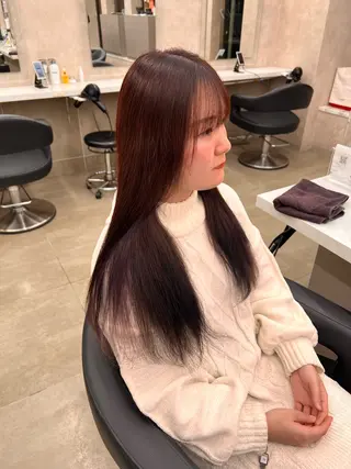 ロング カラー 💖札幌カラー 指名No.1💖玲奈のヘアスタイル