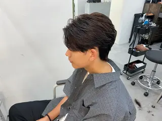 メンズ メンズパーマ外屋敷 航のヘアスタイル