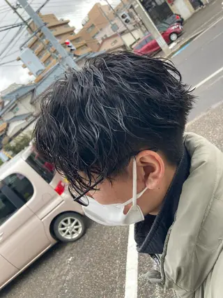 ショート パーマ メンズ パーマが得意な【最高 悠斗】のヘアスタイル