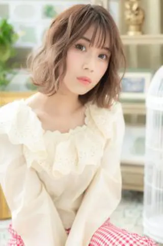 ミディアム カラー 出川 宙☘️のヘアスタイル