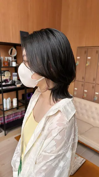 ミディアム 仲間 一貴のヘアスタイル