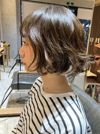 ショート パーマ Nagisa. /ニュアンスパーマのヘアスタイル