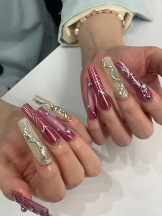 ネイル 渋谷ネイル🎀 ギャル/海外ネイルのネイルデザイン