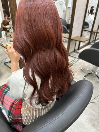 ロング カラー mau tomokaのヘアスタイル