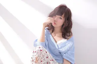 カラー レイヤーカット 早崎太生のヘアスタイル