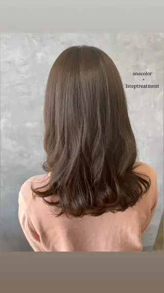 セミロング カラー fuu＋ ｍａｎａｍｉのマツエク・マツパデザイン