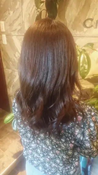 セミロング 清水 旭美のヘアスタイル