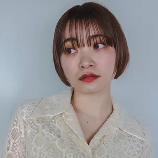 ショート カラー ヘアアレンジ Luana / 公式 / 大通のヘアスタイル