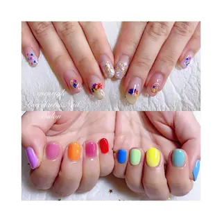 ミディアム ネイル 👑enen style👑のネイルデザイン