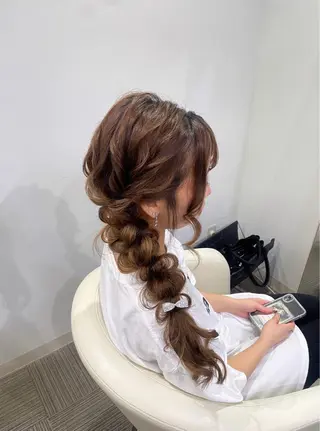 ロング ベルグローヘアセット 🤍まりこのヘアスタイル