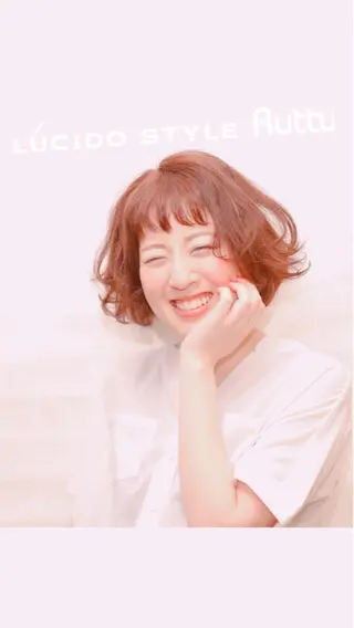ミディアム パーマ アザマ　ヤスカツ _rosso 川口のヘアスタイル