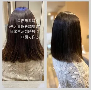 カラー 佐藤 沙也輝のヘアスタイル