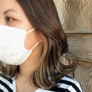 カラー 筒井 昭秀のヘアスタイル