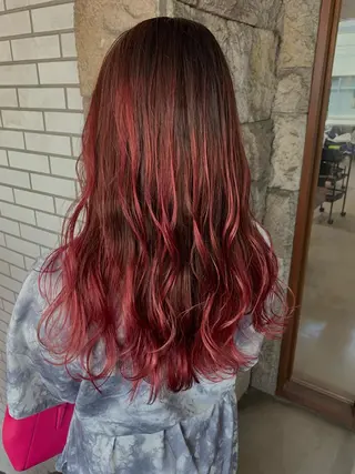 セミロング カラー オージュアソムリエ DAIKI⭐️のヘアスタイル