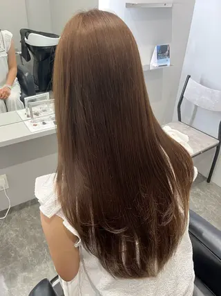 ロング 岡本葵子カットモデル ┊束感マツエクのマツエク・マツパデザイン