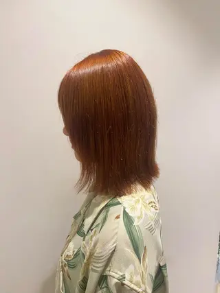ミディアム カラー 🌹艶髪カラー🌹 津田晴加【西荻窪】のヘアスタイル