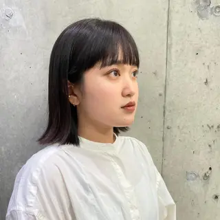 ミディアム 🟠soLo🟠染谷 駿介🟠髪質改善🟠のヘアスタイル