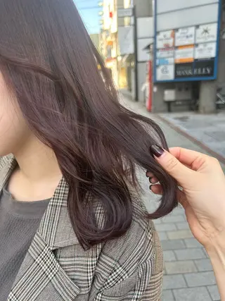 ミディアム カラー 瀬川 夏緒のヘアスタイル