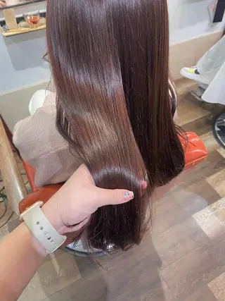 ロング カラー otoha✳︎ くすみ艶カラーのヘアスタイル