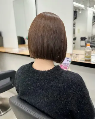 ショート パーマ/縮毛矯正 /かわいい/せき🫧のヘアスタイル