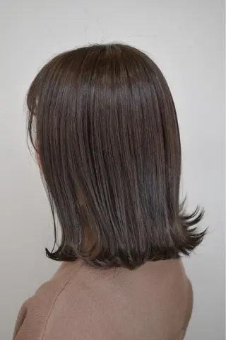 ミディアム カラー 【透明感、艶髪】西村 有司のヘアスタイル