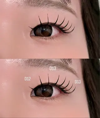 マツエク・マツパ meRK manamiのマツエク・マツパデザイン