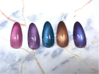 ミディアム AQUA nailのネイルデザイン